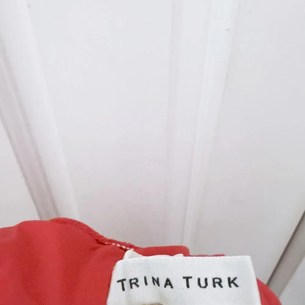 Trina Turk Monaco Flutter Sleeve One Piece Swimsuit